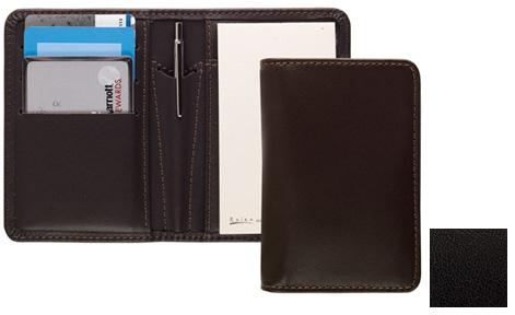 Raika USA TN 128 BLK Card Note Case with Pen - Black