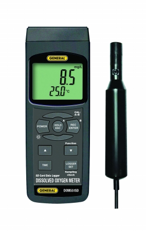 General Tools & Instruments DOM551SD Dissolved Oxygen Meter With Excel-Formatted Data Logging Sd Card