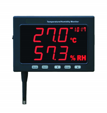 General Tools & Instruments LRTH185DL Data Logging Temperature-Humidity Monitor With Jumbo Display