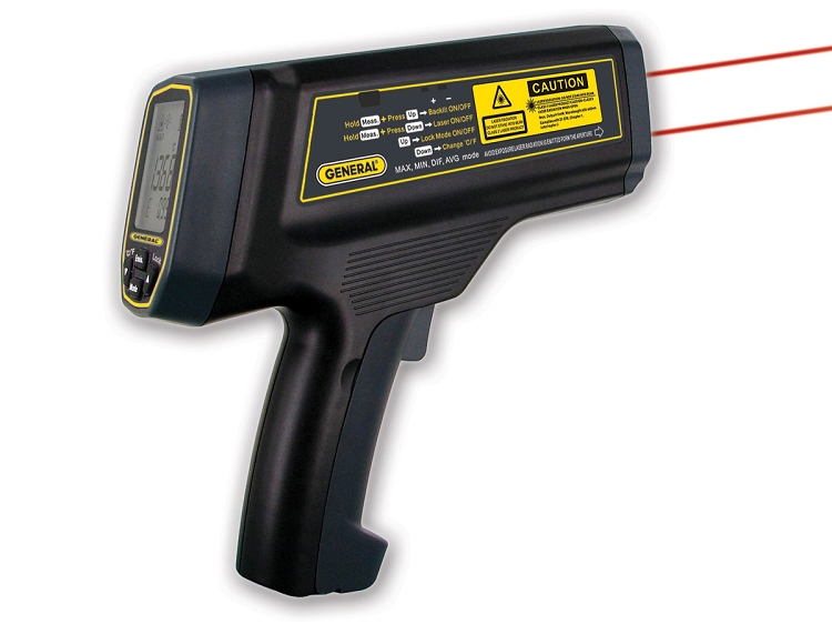 General Tools & Instruments IRT5000 100-1 Ultra-High Temperature Infrared -Ir Thermometer With Dual Laser Target Tracking System