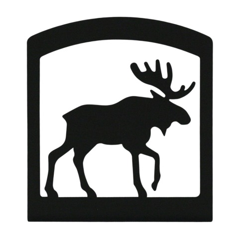Village Wrought Iron NH-19 Moose Napkin Holder
