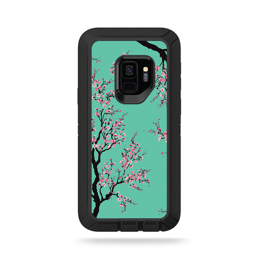 MightySkins OTDSGS9-cherry blossom tree Skin for Otterbox Defender Samsung Galaxy S9 - Cherry Blossom Tree