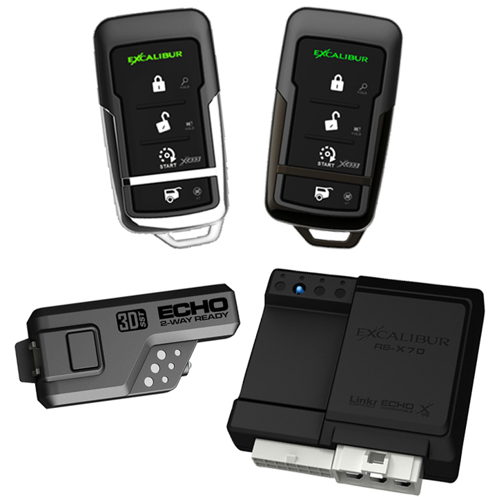 Excalibur RS3753DB 900 MHz Deluxe Remote Start &amp; Keyless Entry System
