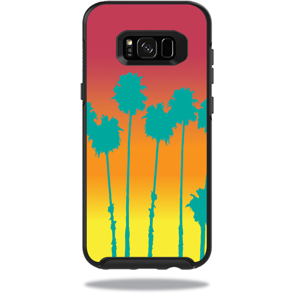 MightySkins OTSSGS8PL-Sherbet Palms Skin for Otterbox Symmetry Samsung Galaxy S8 Plus Case Wrap Cover Sticker - Sherbet Palms