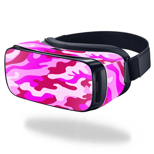 MightySkins SAGEVR-Pink Camo Skin for Samsung Gear VR Original Cover Wrap Sticker - Pink Camo