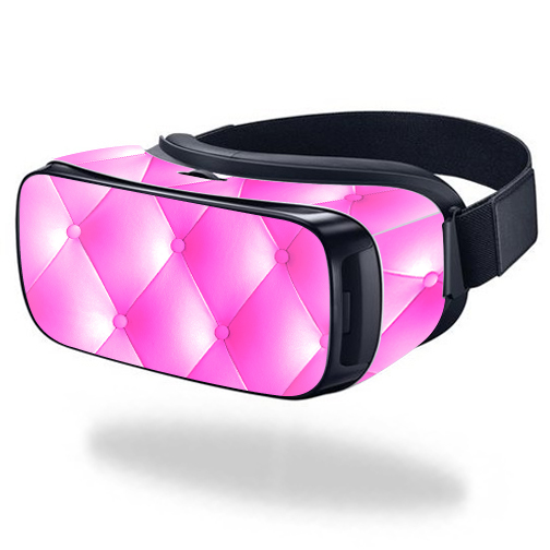 MightySkins SAGEVR-Pink Upholstery Skin for Samsung Gear VR Original Cover Wrap Sticker - Pink Upholstery