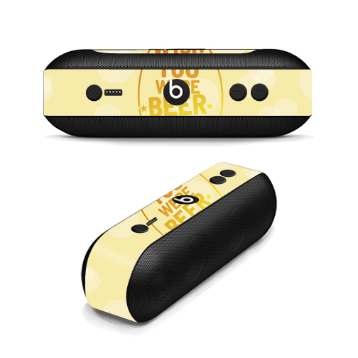 MightySkins BEPILLPL-Wish You Were Beer Skin Decal Wrap for Beats By Dr. Dre Beats Pill Plus Sticker - Wish You Were Beer
