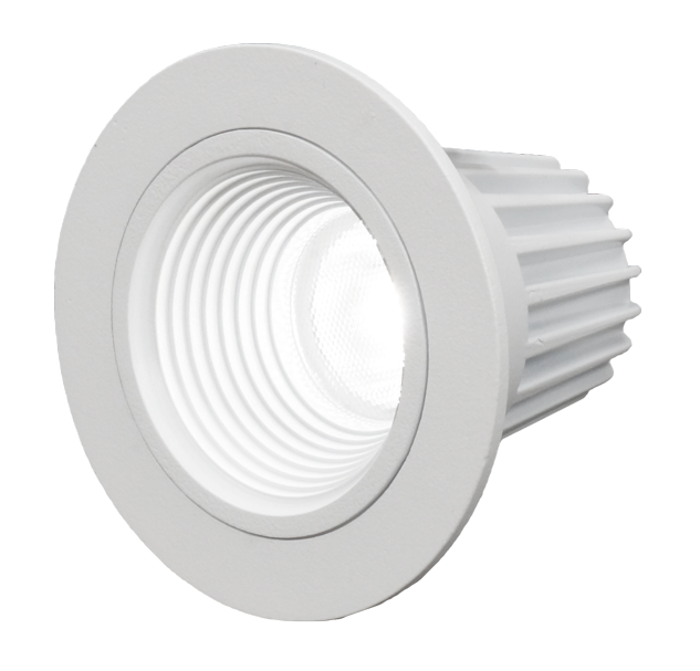 Nicor Lighting DLR2-10-120-3K-WH-BF 2 in. LED Downlight with Baffle Trim in White - 3000K