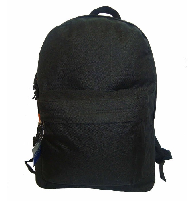 Harvest LM198 Black 16 in. 600D Polyester Standard Backpack