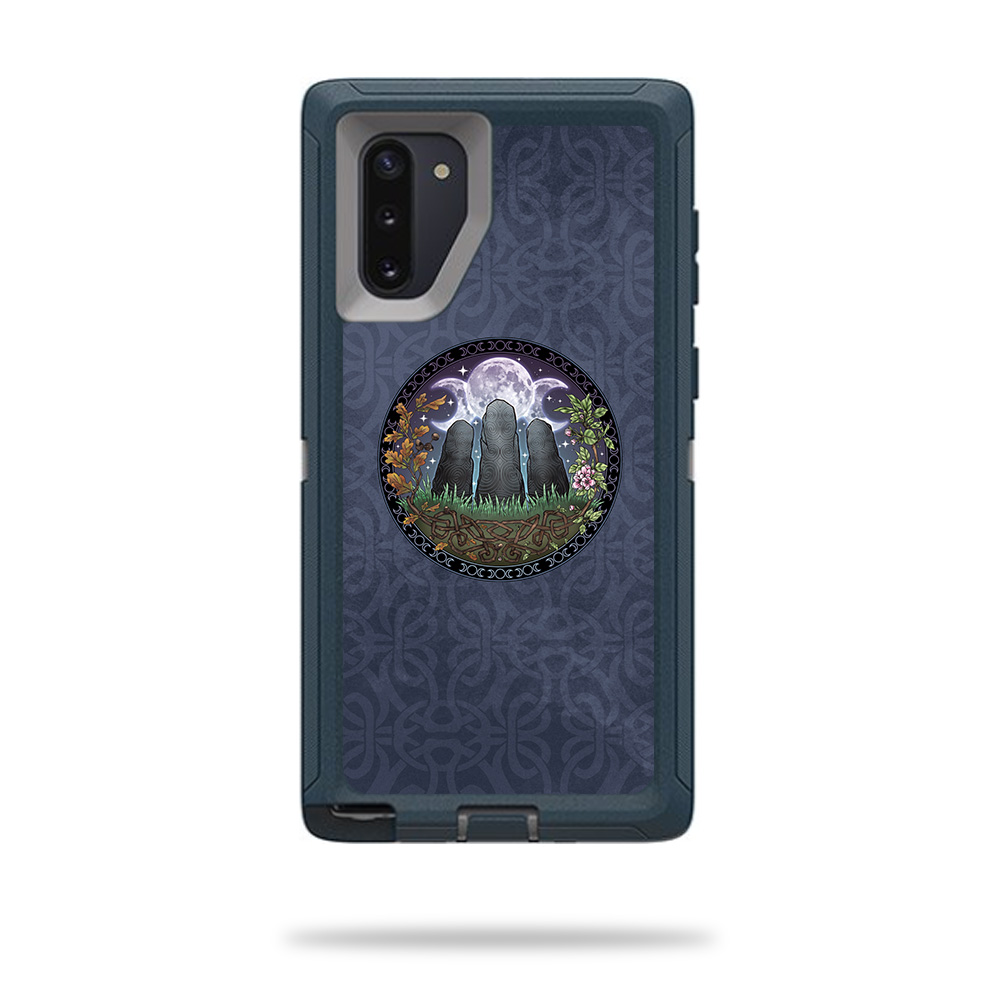 MightySkins OTDSNO10-Awen Stones Skin for Otterbox Defender Samsung Galaxy Note10 - Awen Stones