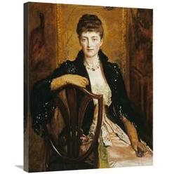 Global Gallery GCS-266870-30-142 30 in. Portrait of Alice Sophia Caroline Wortley Art Print - John Everett Millais