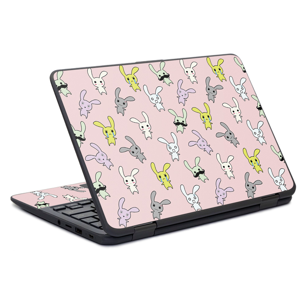 MightySkins HPCH11G1-Bunny Bunches Skin for HP Chromebook x360 11 in. G11 2017 - Bunny Bunches