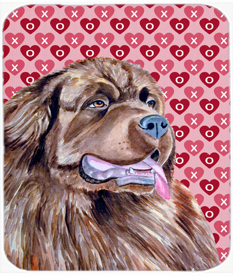 Caroline's Treasures LH9129MP Newfoundland Hearts Love And Valentines Day Mouse Pad- Hot Pad or Trivet