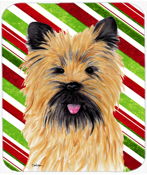 Caroline's Treasures SC9335MP Cairn Terrier Candy Cane Holiday Christmas Mouse Pad- Hot Pad or Trivet