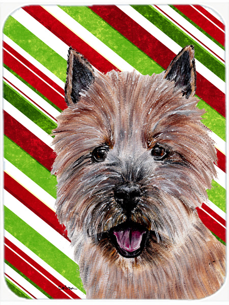 Caroline's Treasures SC9806MP Norwich Terrier Candy Cane Christmas Mouse Pad- Hot Pad Or Trivet- 7.75 x 9.25 In.