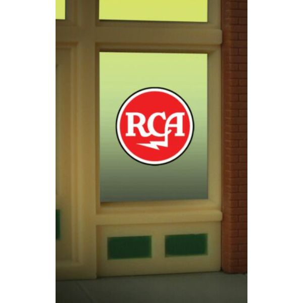 Miller Engineering ~ HO or O Scale ~ RCA Victor Animated Neon