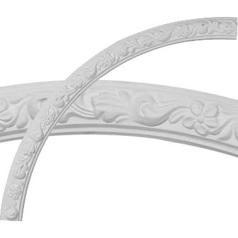 Ekena Millwork CR39SU 40 in. OD x 36 in. ID x 2 in. W x .88 in. P Architectural Accents - Sussex Floral Ceiling Ring