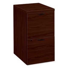 The HON Company HON Company HON105104NN Mobile Pedestal- File-File- 15-.75in.x22-.75in.x28in.- Mahogany