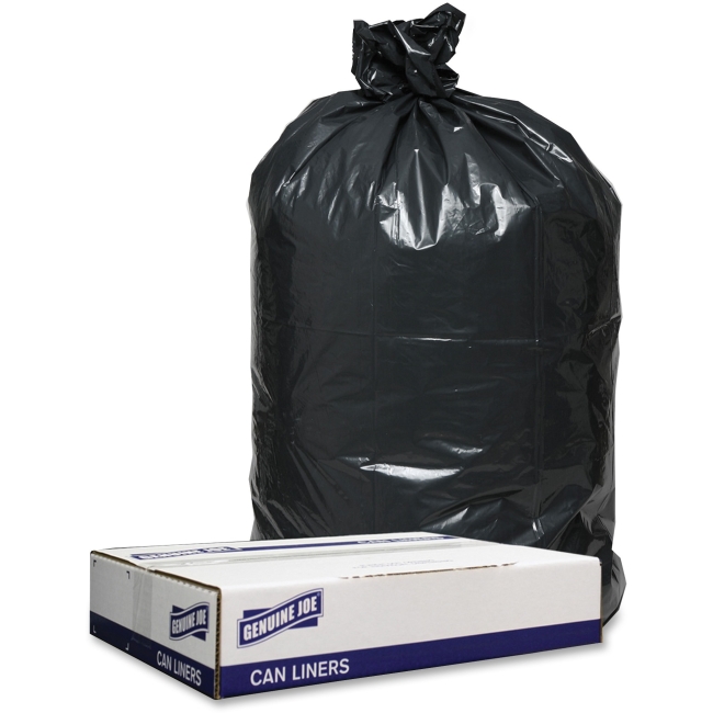 Lorell GJO98207 33 x 39 in. Trash Can Liners 1.2 mil - 100 Count