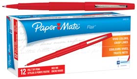 Sanford LP 8420152 Paper Mate Flair Marker Medium Red