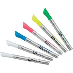 ACCO Brands QRT79558Q Quartet Glass Board Fine Tip Neon Markers - Pack of 6