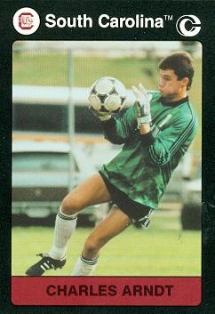 Autograph Warehouse 96944 Charles Arndt Soccer Card South Carolina 1991 Collegiate Collection No. 53