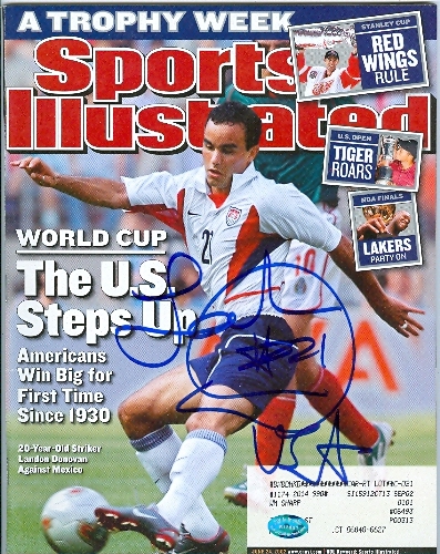 Landon sales donovan autograph