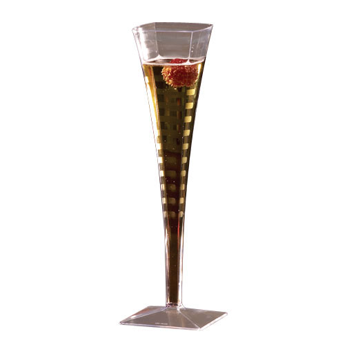 EMI Yoshi EMI-SFC5 5Oz 1Pc Square Clear Champagne Glass - Pack of 72