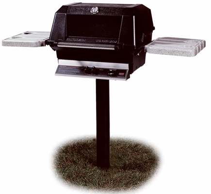 Modern Home Products WHRG4DDNS-MPP MHP Hybrid Nat.Gas Grill on MPP In-Ground Post- Grill Accessory