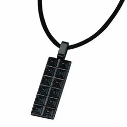 AAB Style PTS-19 Gorgeous Geometric Tungsten Pendant with Black PVD Coating