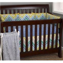 Cotton Tale ZR4S Zebra Romp 4 Piece Crib Bedding Set