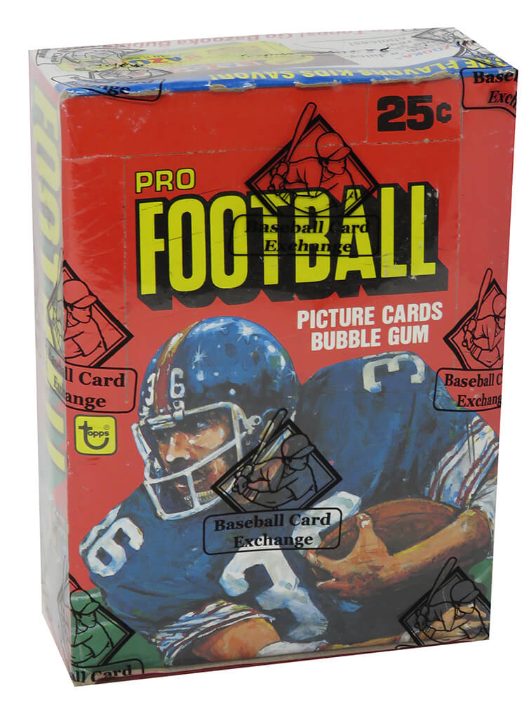 Schwartz Sports Memorabilia BX380TWE2 1980 Topps Football Unopened Wax Box BBCE Sealed Wrapped Card for In 1979 Wrappers - Pack of 36