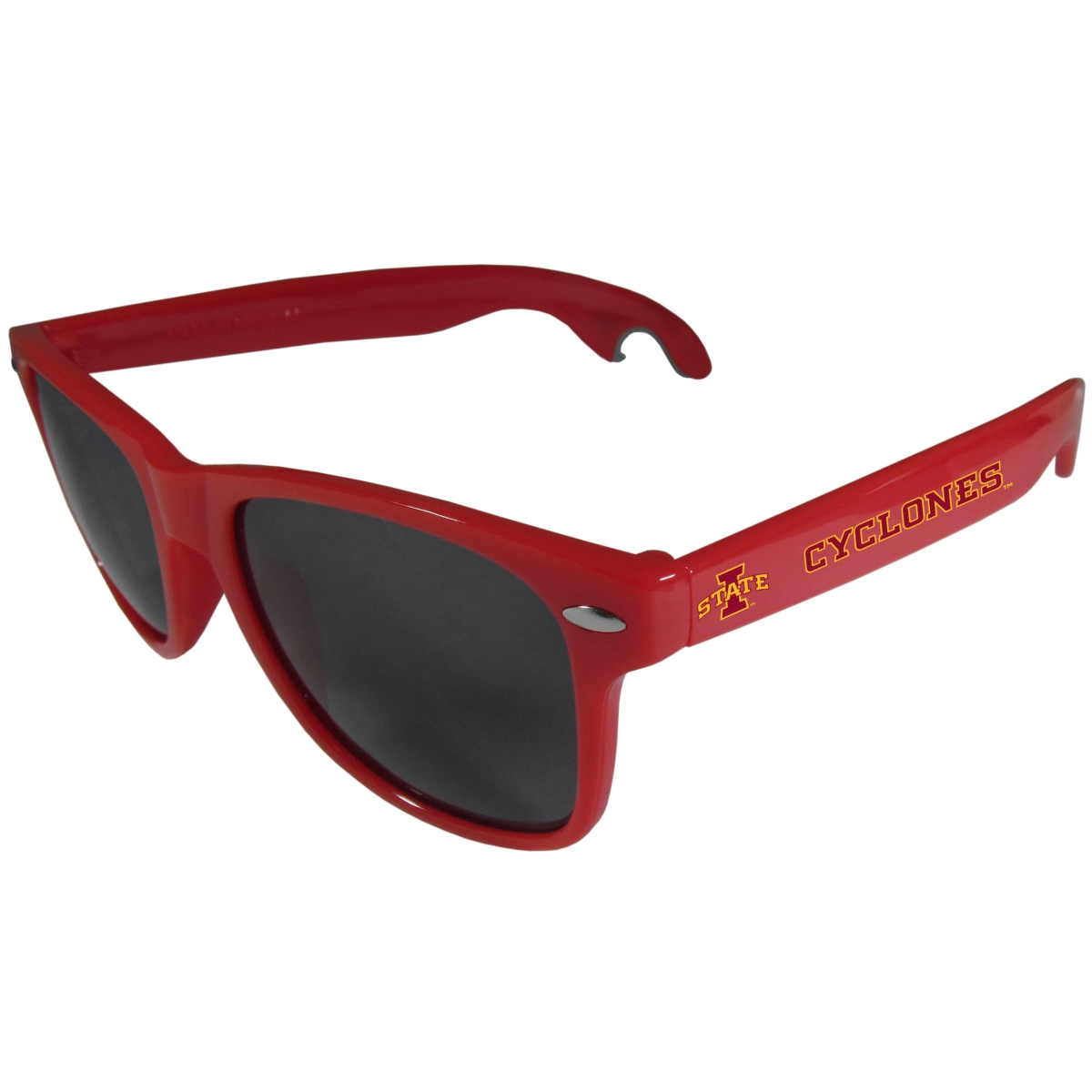 Siskiyou Sports Siskiyou CS1B88R Unisex NCAA Louisville Cardinals Beachfarer Bottle Opener Sunglasses&#44; Red - One Size