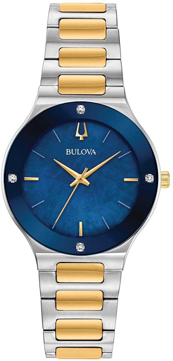 Bulova 98R273 32 mm Millennia Two-Tone Diamond Ladies Watch