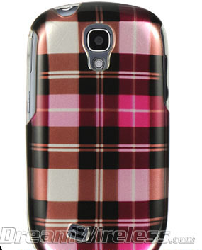 DreamWireless CASAMSMARTHPCK Samsung Smart & Gravity Touch 2 Crystal Case Hot Pink Checker