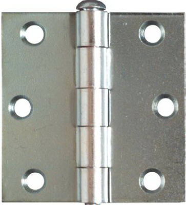 Stanley National Hardware 2-1/2 in. L Zinc-Plated Broad Hinge 2 pk