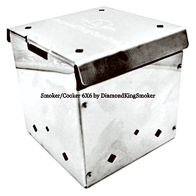 caesar hardware Diamond King Smoker 247281 Powerful Mini Smoker & Cooker