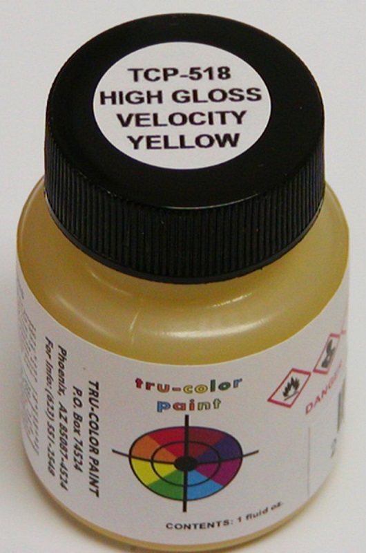 Tru-Color Paint TCP518 1 oz High Gloss Velocity Yellow