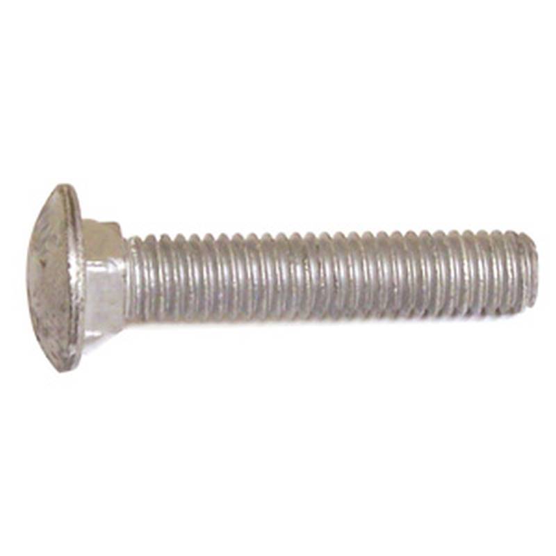 LES ATTACHES RELIABLE               Les Attaches Reliable 3327012 0.62-11 x 7 in. Carriage Bolt, Stainless Steel - Hot-Dip Galvanized