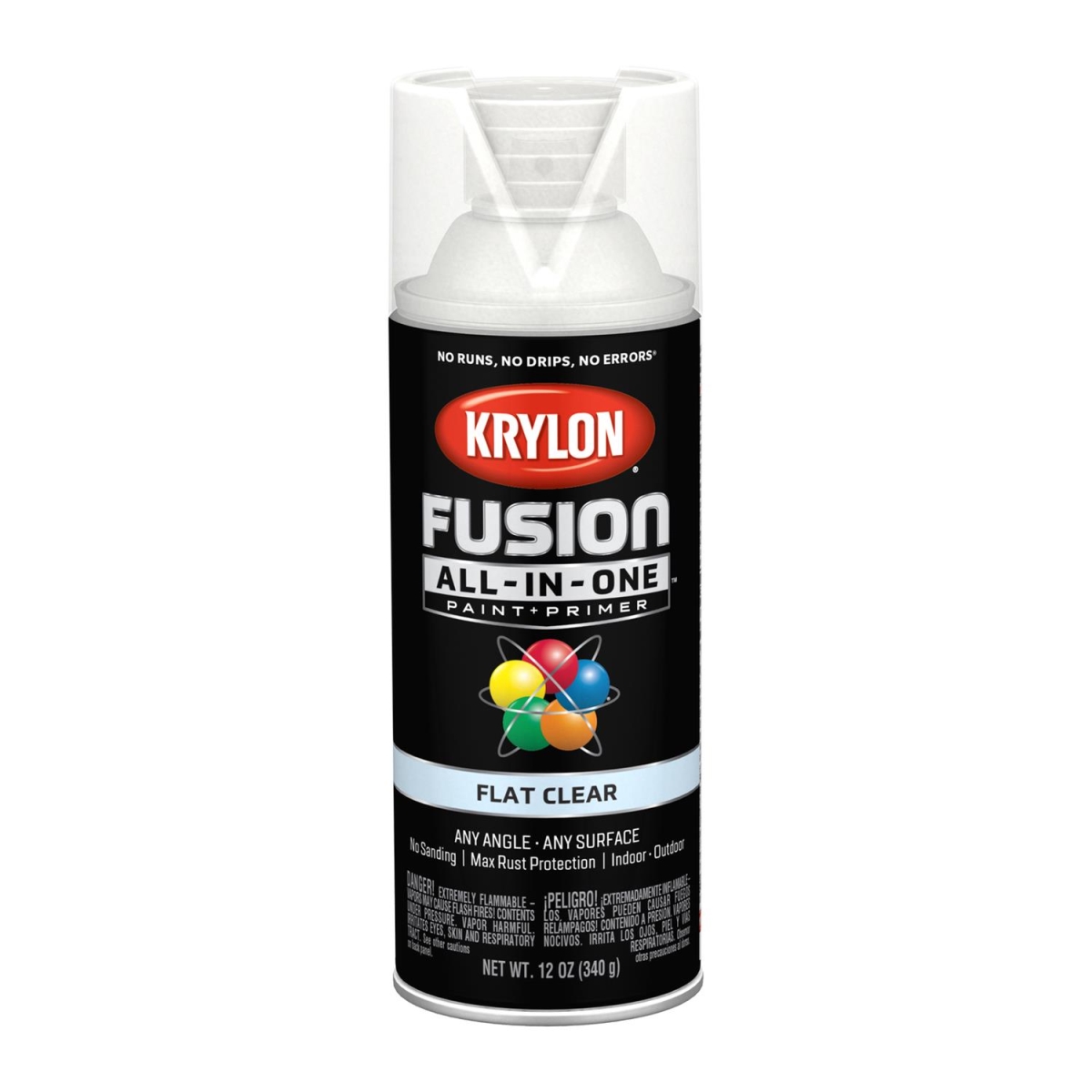 Krylon K02729007 Farm & Implement Spray Paint&#44; Flat Clear