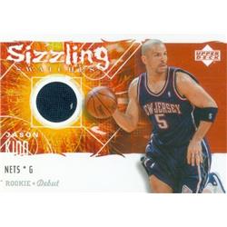 Autograph Warehouse 583586 Jason Kidd Player Worn Jersey Patch Basketball  Card - New Jersey Nets 2005 Upper Deck Sizzling Swatches - No.SSJK