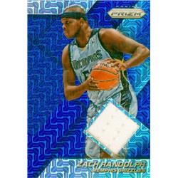 Autograph Warehouse 587553 Zach Randolph Player Worn Jersey Patch Basketball Card - Memphis Grizzlies 2014 Panini Prizm Blue Mojo - No.12