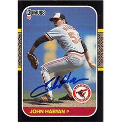 Autograph Warehouse 538704 John Habyan Autographed Baseball Card - Baltimore Orioles, 67 1987 Donruss No.494