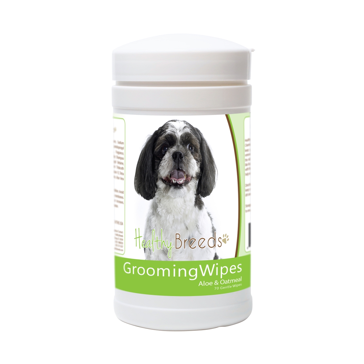 Healthy Breeds 840235179863 Shih-Poo Grooming Wipes - 70 Count