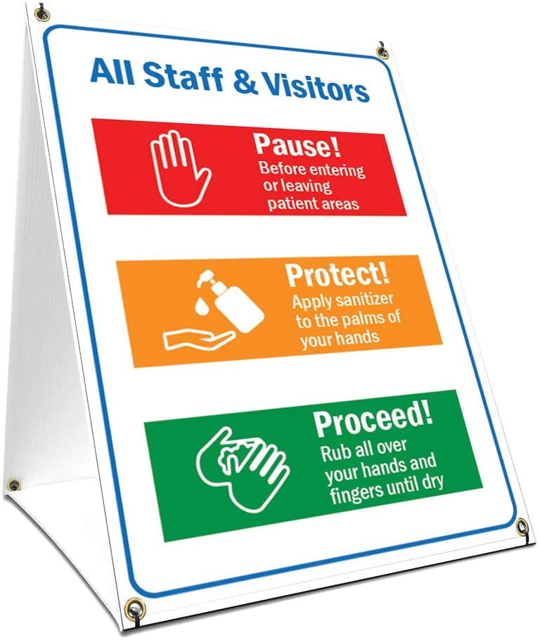 SignMission OS-NS-SBC-2436-25565 24 x 36 in. OSHA Notice Sign - All Staff & Visitors