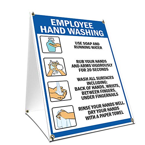 SignMission OS-NS-SBC-1824-25572 18 x 24 in. OSHA Notice Sign - Employee Hand Washing