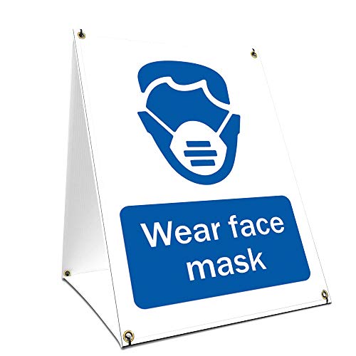 SignMission OS-NS-SBC-1824-25581 18 x 24 in. OSHA Notice Sign - Wear Face Mask
