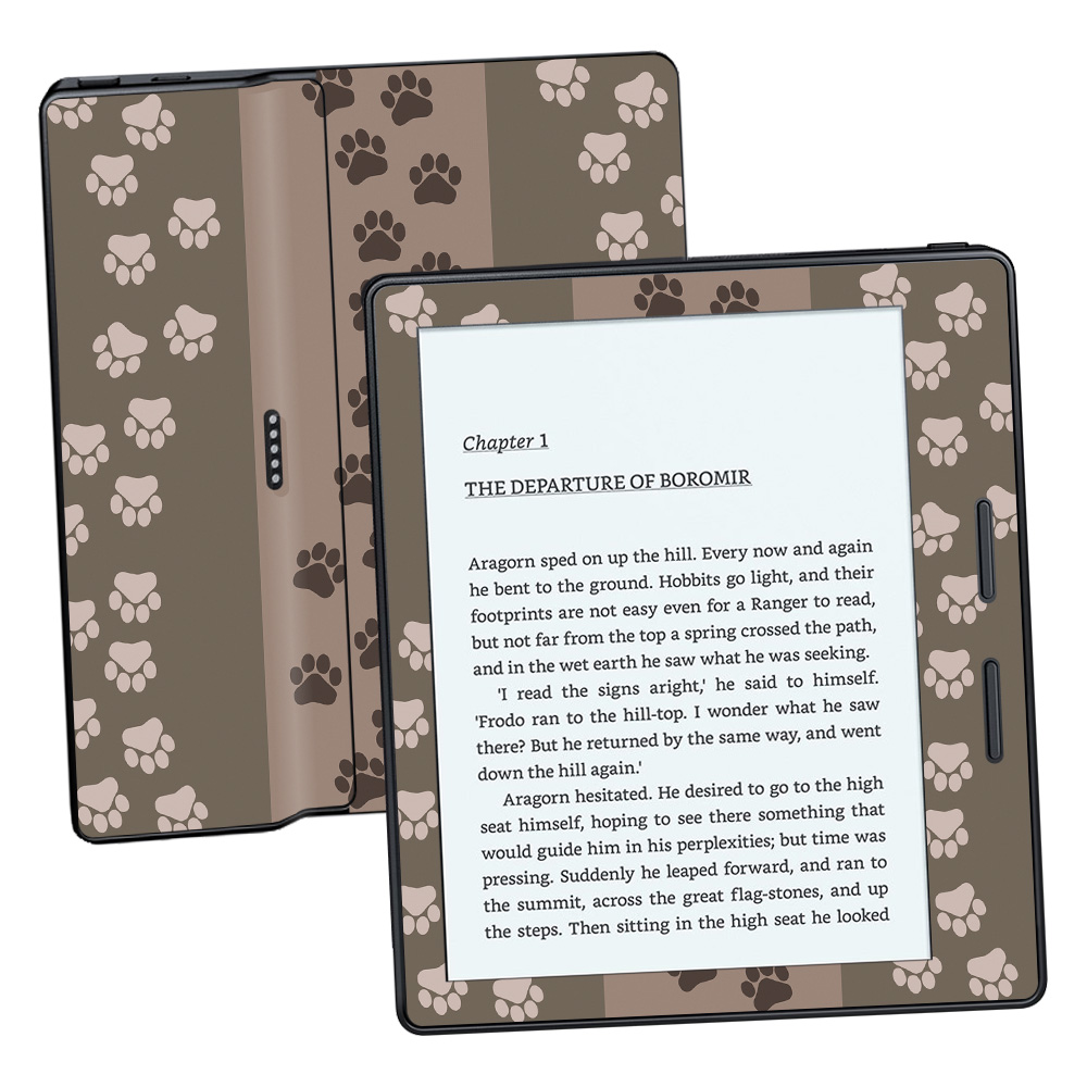 MightySkins AMKOA17-Paw Prints Skin for Amazon Kindle Oasis 6 in. 8th Gen - Paw Prints