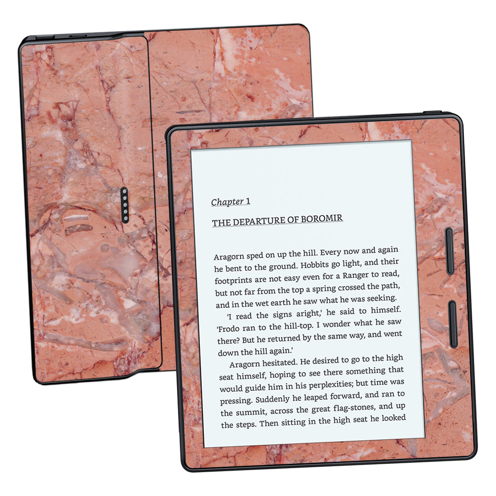 MightySkins AMKOA17-Pink Marble Skin for Amazon Kindle Oasis 6 in. 8th Gen - Pink Marble