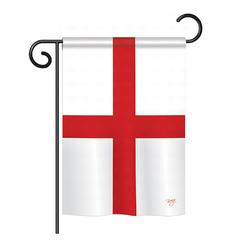 Breeze Decor BD-CY-GS-108168-IP-BO-D-US13-BD 13 x 18.5 in. England St. Georges Cross Flags of the World Nationality Impressions Decorative Ve